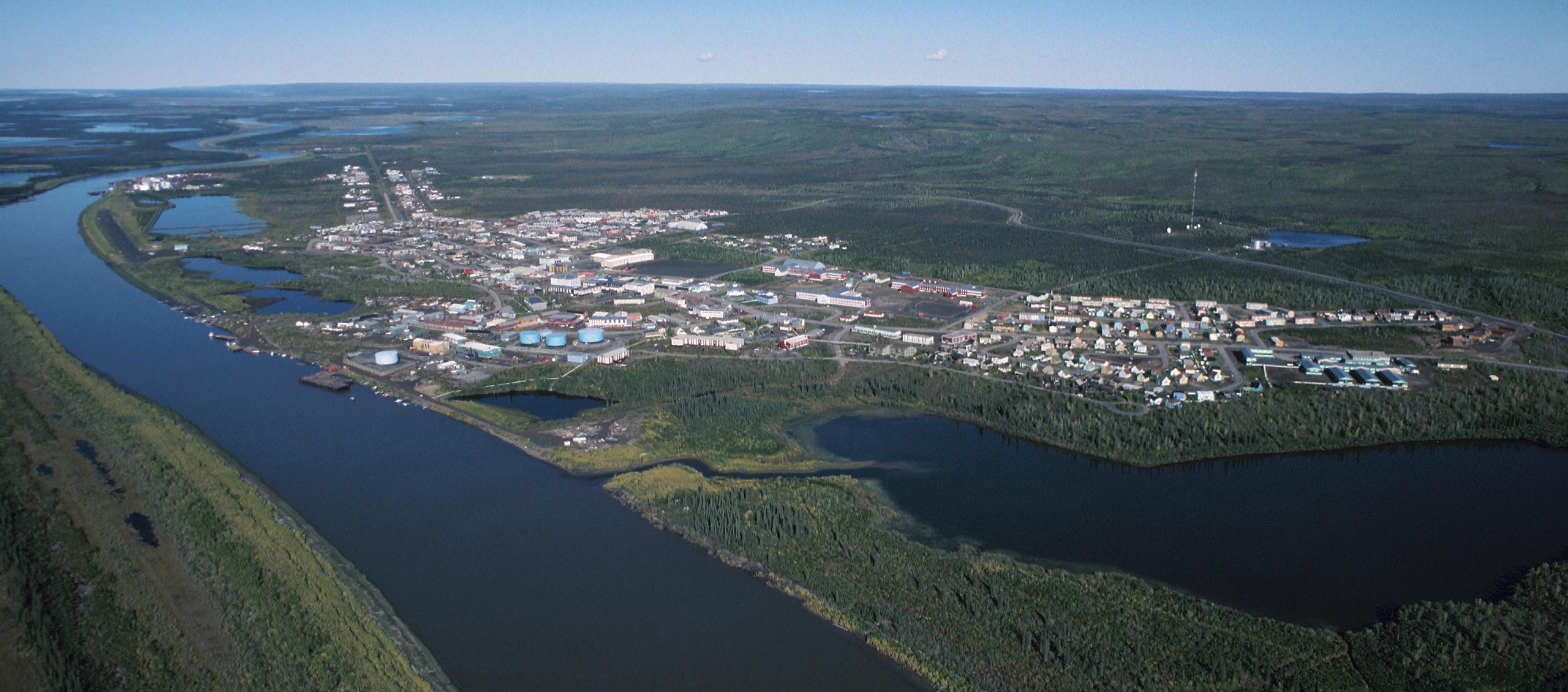 Northern Town Arial View